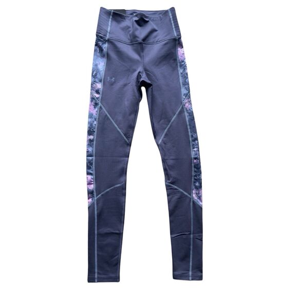 Under Armour Women’s Leggings Small High Rise Compression Purple - Picture 6 of 15